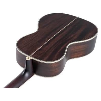 Washburn Victorian Parlor Acoustic Guitar, Vintage Brown image 8