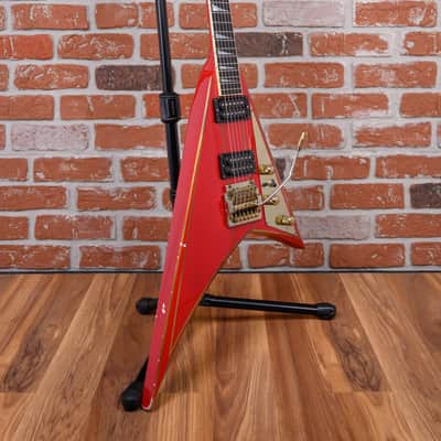 Jackson USA Custom Shop RR1 Rhoads Red w/ Gold Pinstripes 1985 w/Hard Shell Case image 3