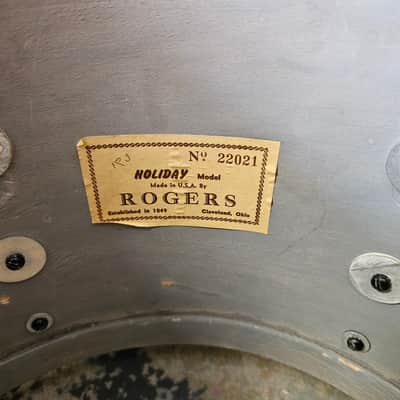 Rogers 13x9" Rack Tom 3-ply Cleveland Tag - Tall Hoops image 13