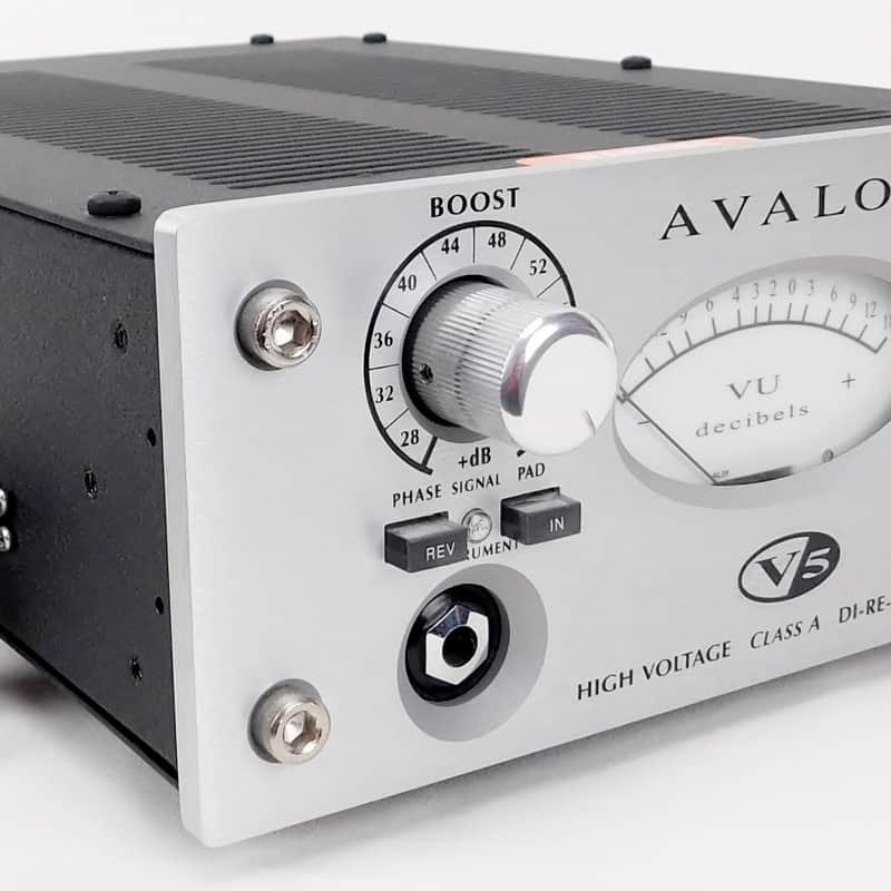 2010s Avalon V5 DI-Re-Preamplifier Silver