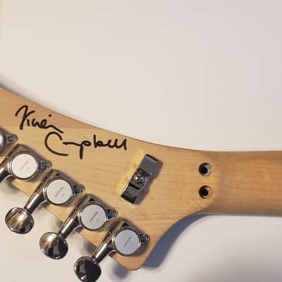 Kramer Nightswan Project guitar.  V.C. Signed, Vintage original 1980's neck, aged custom USA body. image 3