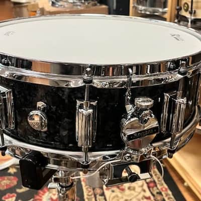 Rogers 5x14 Dynasonic Snare drum in Black Pearl image 5