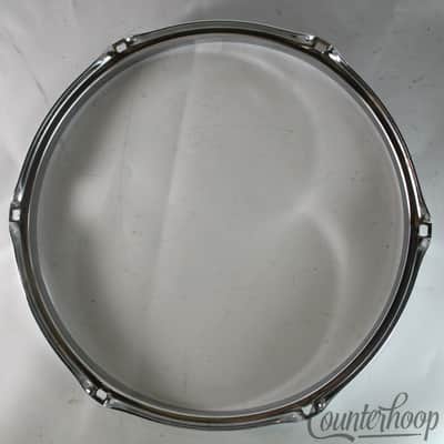 *Ludwig 12"Tom Drum Rim/Hoop Triple-Flange Chrome 6-Hole Classic Vintage 60s-70s image 3