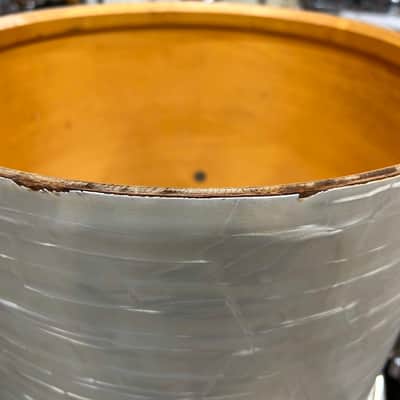 Ludwig 12" deep X 15" head Concert Tom (314-354) 70's - White Marine Pearl / Nickel Plated image 14