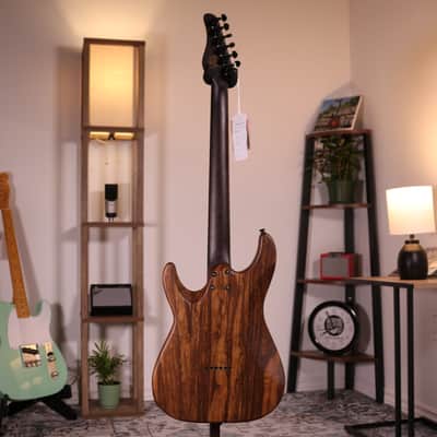 Schecter Sun Valley Super Shredder Exotic - Ebony Fingerboard, Black Limba image 10
