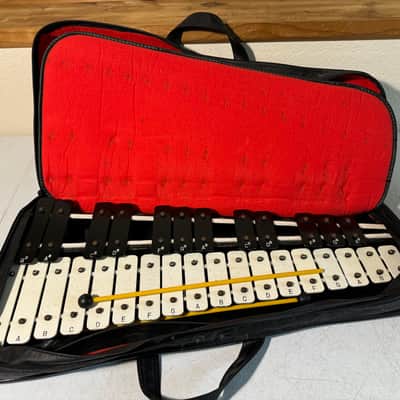 CB700 Xylophone Bell Kit Wood Mallet Percussion Student Instrument Band Case image 1