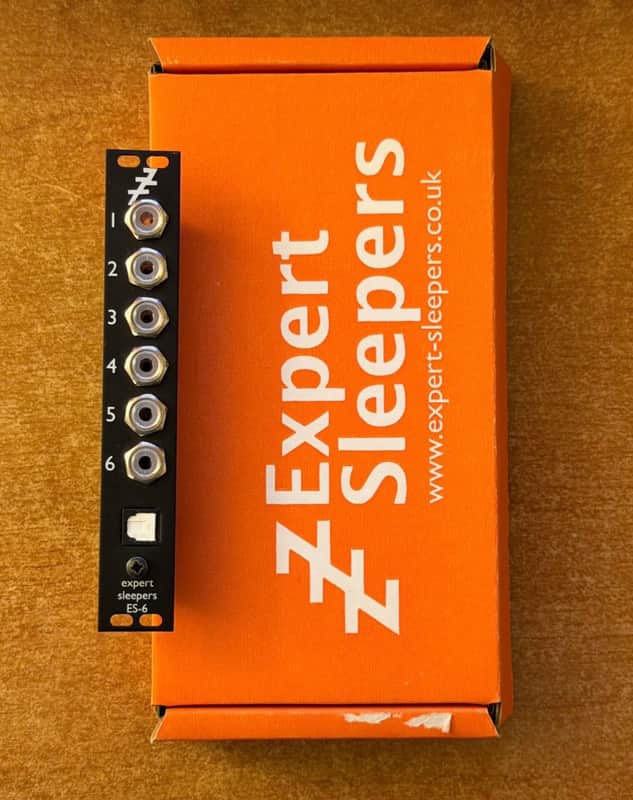 Immagine Expert Sleepers ES-6 MK2 CV / Lightpipe Interface Eurorack Synth Module 2017 - 2020 - Black - 1