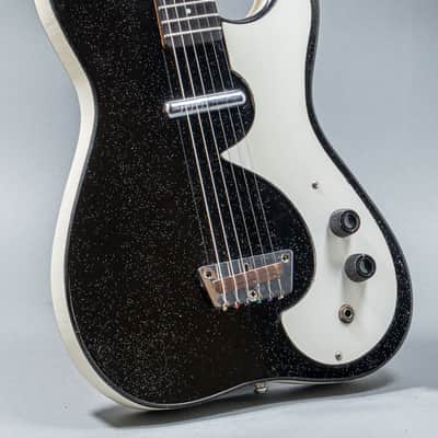 Silvertone 1448 w/ Amp-in-Case 1900, Black Sparkle image 2
