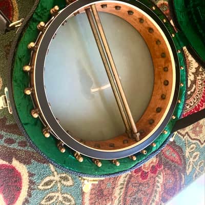 2019 OME Custom Celtic Trilogy Open Back Banjo - Super Clean with the Original Case image 6