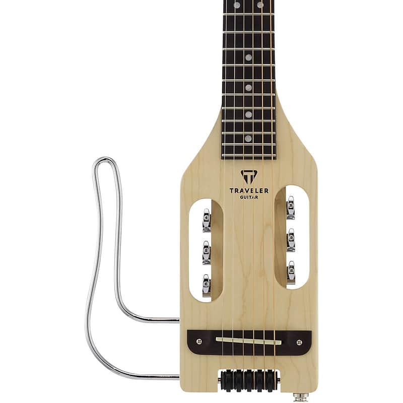 Traveler ULST-NAT-LH Ultra-Light Acoustic/Electric Travel Guitar (Left-Handed) Natural image 1