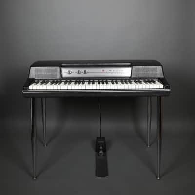 1973 Wurlitzer 200 Black Fully-Serviced Retrolinear EP200 + Extras image 1