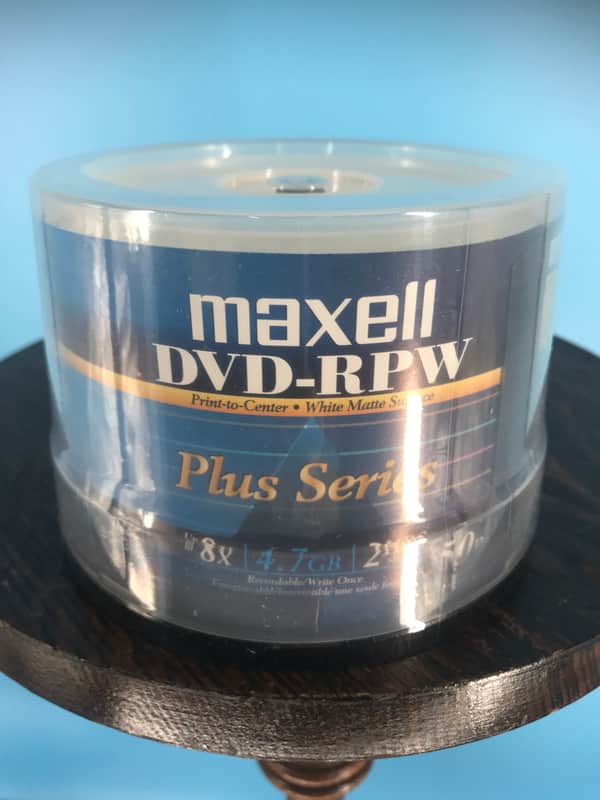 Maxell Pro Plus Series DVD-R White Inkjet Hub Printable 8x #635061 *(50-PK) image 1