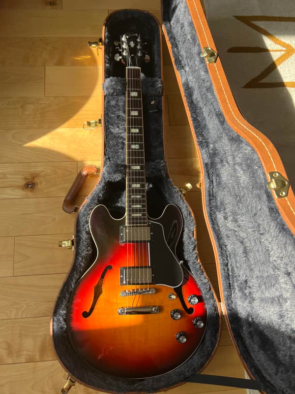 Gibson Memphis ES-339 Sunburst with Block Inlays 2017 OHSC