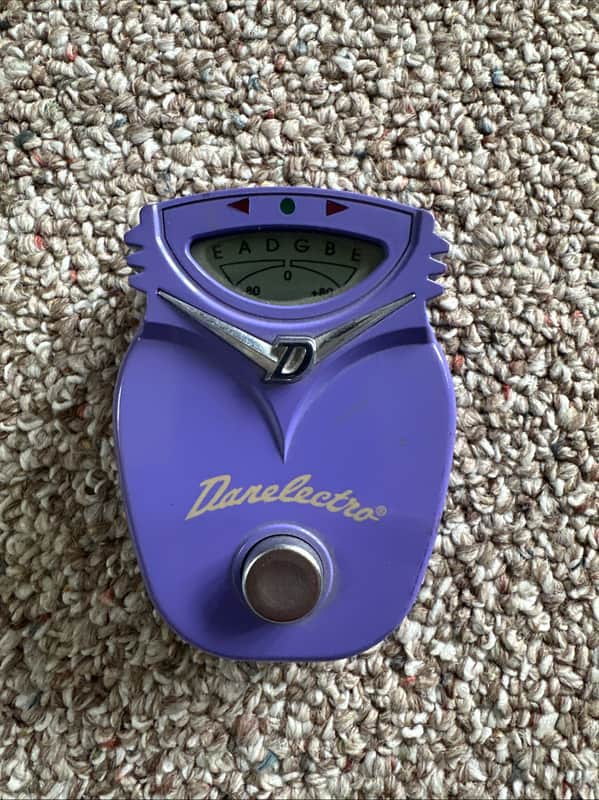Danelectro DJ-11 Guitar Pedal Tuner - Purple image 1