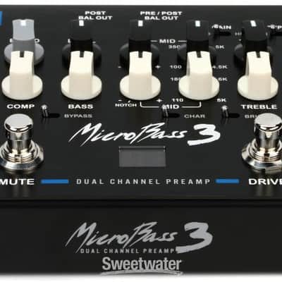 EBS MicroBass 3 2-channel Preamp Pedal (MicroBass3d1) image 3