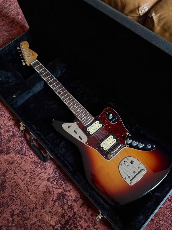 Fender Kurt Cobain Jaguar w/ Hard Case 3-Color Sunburst image 1