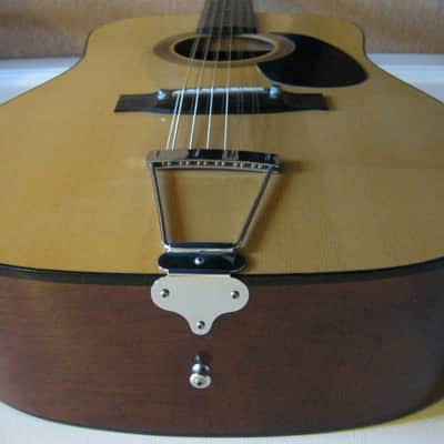 Kay KD28-12 Vintage Mid-1970s Korean-made Rare Tailpiece-style Blues 12-string Dreadnought Guitar. image 12