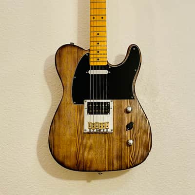 Partscaster Telecaster Roasted Ash Body HS Pickup One Piece Maple Neck 2026 - Roasted Clear image 1