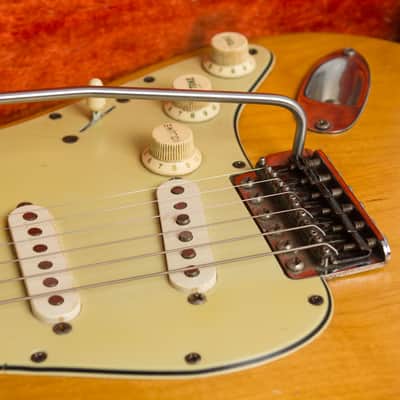 Fender  Stratocaster Owned and extensively used by Elliott Sharp Solid Body Electric Guitar (1964), ser. #L33715, black tolex hard shell case. image 17