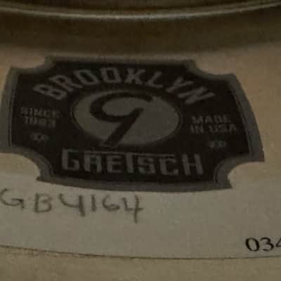 Gretsch Brooklyn 14x6.5 Chrome over Brass snare Drum with Die Cast Hoops - Polished Chrome over Brass image 8