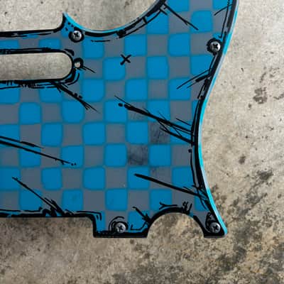 CapnCrepitis Custom Cel Shaded Telecaster Pick Guard image 5