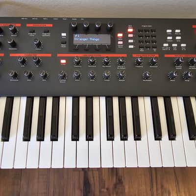 Dave Smith Instruments Prophet 12 61-Key 12-Voice Polyphonic Synthesizer 2013 - 2018 - Black with Wood Sides image 3