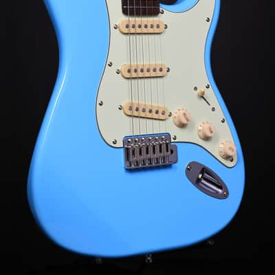 Dhatarattha DST SSS Surf Blue – Roasted Maple Neck, Stainless Steel Frets image 4