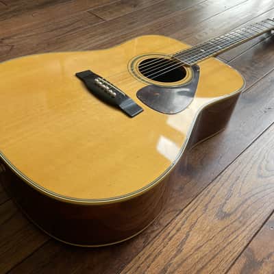 1970s Yamaha FG-401 Acoustic Dreadnought Guitar MIJ Orange Label Nippon Factory w/ HSC martin guild image 6