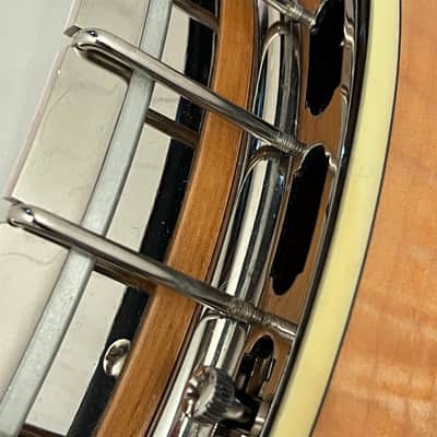 Gold Tone OB-250LE Orange Blossom Resonator Banjo 2006 Natural Flamed Maple w Case image 15