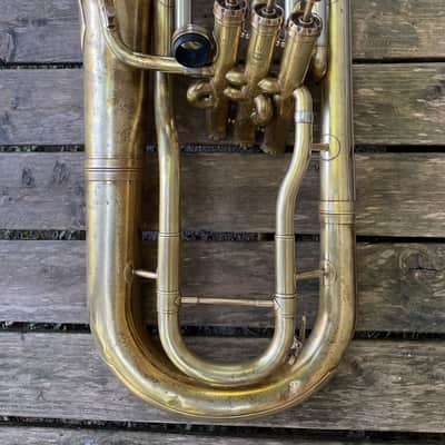 *Half Price* Besson 787 3 Valve Euphonium 1949 “50 Medals Of Honour” with Dennis Wick 4am Mouthpiece SER# 144787 image 3