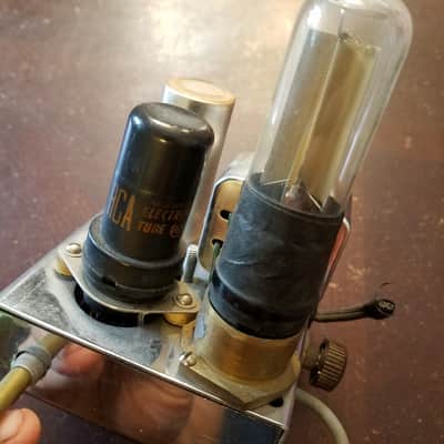 Calrad PRE-105 Tube Preamp Optical Movie Soundtrack?  Projector?  6SC7 1960s - Bright Chrome image 4