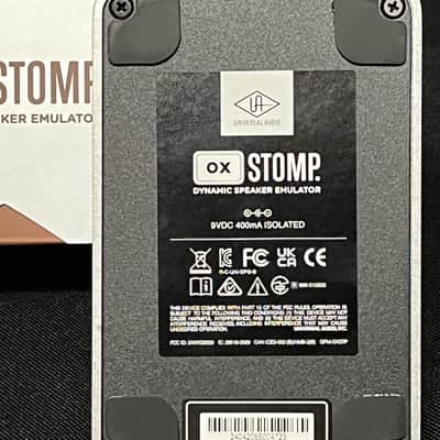 Universal Audio OX Stomp Dynamic Speaker Emulator 2023 - Present - Silver image 2