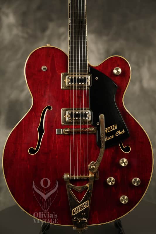 1972 Gretsch 7680 Deluxe Chet Atkins Autumn Red image 1