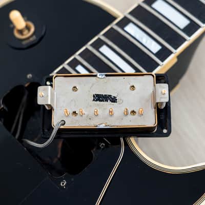 1973 Gibson Les Paul Custom Black Beauty Vintage Guitar w/ T Tops, Case image 18