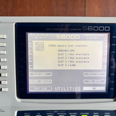 AKAI S6000 V2 MIDI STEREO DIGITAL SAMPLER ver 2.12 IB-S56 USB Interface Board image 6