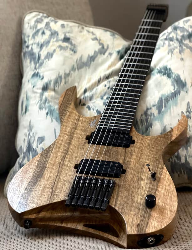 Mayones Hydra Elite 7 Figured Black Limba