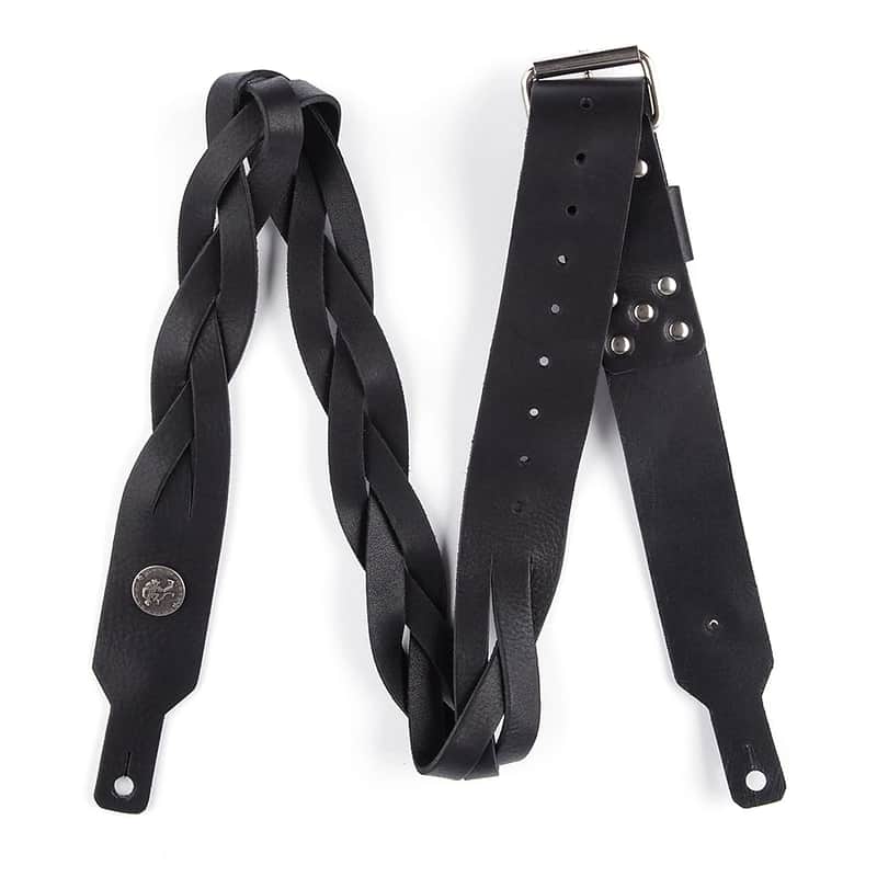 Dunlop DRM01 Red Monkey Braided Leather Strap image 1