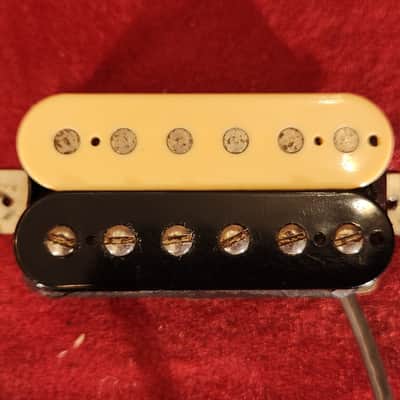 Vintage 1970s Gibson Patent Number Humbucker Zebra w/ Changed 4-Conductor Lead image 1