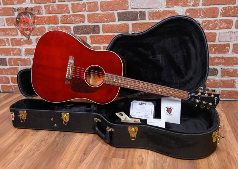 Gibson Custom Shop J-45 Limited Edition Wine Red 2015 w/OHSC | Reverb
