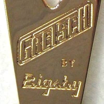 Bigsby® B6G Gold Vibrato Tremolo Tailpiece~Gretsch By Bigsby Logo~USA~Brand New image 3
