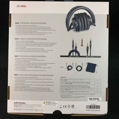 Audio-Technica Studio Monitors - Closed-Back ATH-M40x image 2