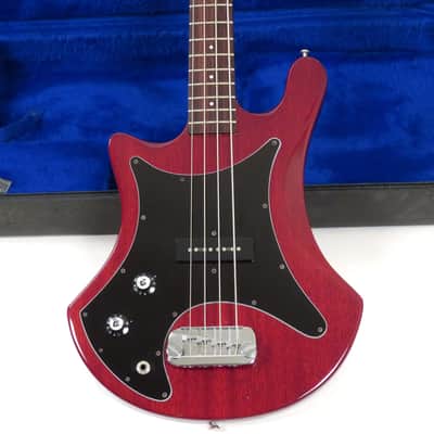 1980 Guild B-301 Bass Left Handed - Cherry Finish - Original Case - Rare Lefty! image 1