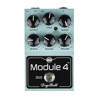 DryBell Module 4 Dual-Voice Compressor Effects Pedal Authentic Japan image 1