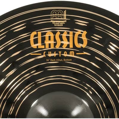 Meinl CLASSICS CUSTOM DARK 14" DARK HIHAT - CC14DAH image 10