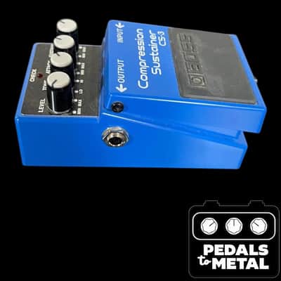 Boss CS-3 Compression Sustainer (Black Label) 1986 - 1992 - Blue - X15953 image 5