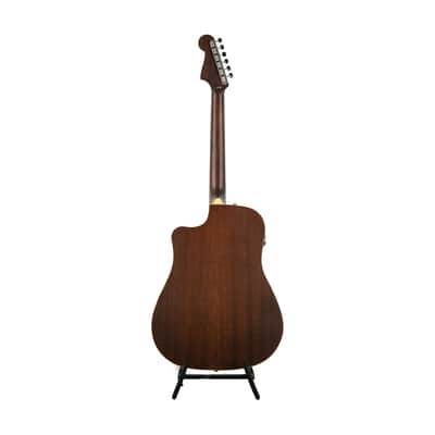 Fender FSR California Redondo Player Acoustic Guitar, Walnut FB, Surf Green, IWA226XXXX image 3