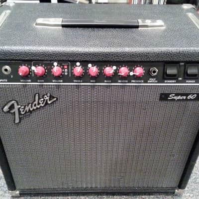 Fender Super 60 2-Channel 60-Watt 1x12" Guitar Combo 1988 - 1992