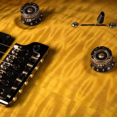 2024 - PRS Eddie's Guitars Wood Library Custom 24 Semi-Hollow Korina/Ziricote - Livingston Lemondrop image 19