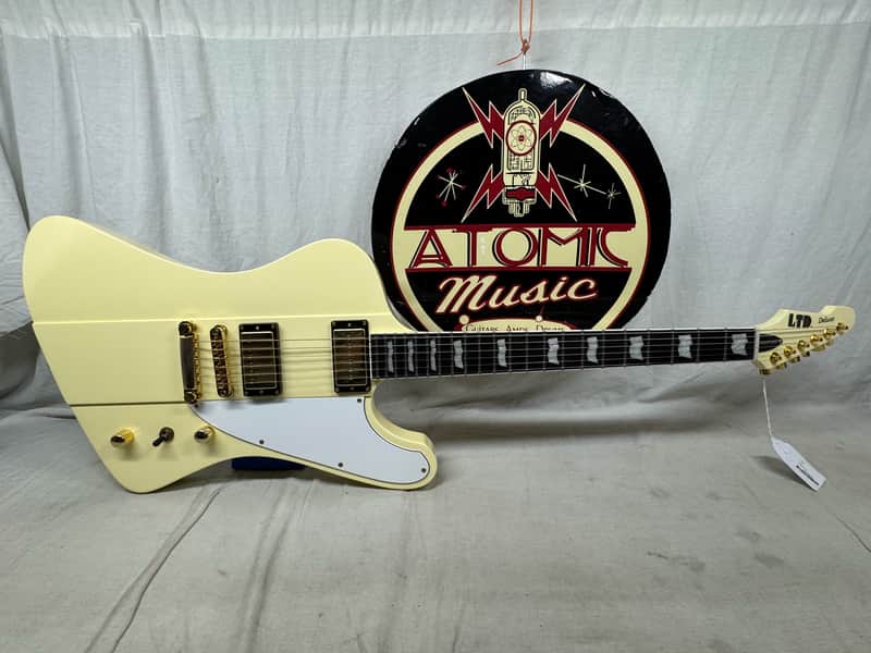 ESP LTD Deluxe Phoenix-1000 Guitar 2024 - Vintage White image 1