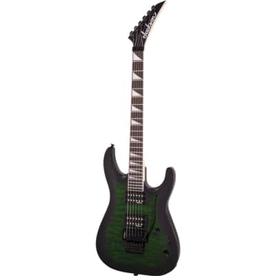 Jackson JS32Q Dinky DKA Transparent Green Burst - Electric Guitar image 4